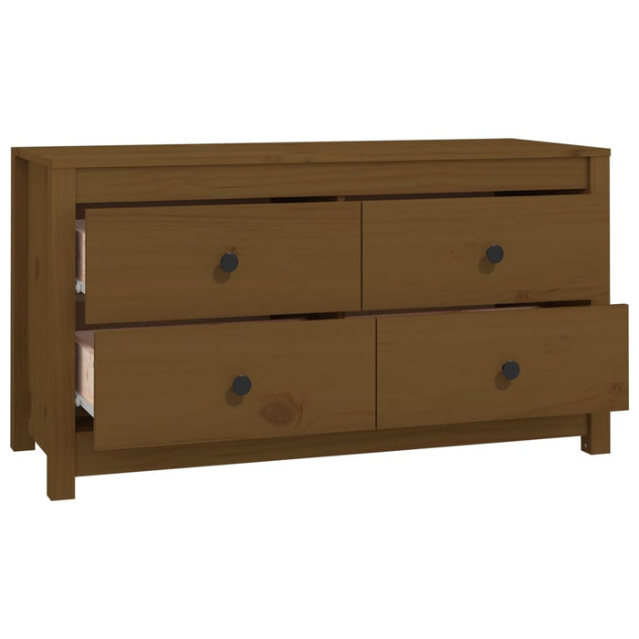 Dulap lateral, maro miere, 100x40x54 cm, lemn masiv de pin - WALTI WALTI