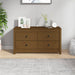 Dulap lateral, maro miere, 100x40x54 cm, lemn masiv de pin - WALTI WALTI
