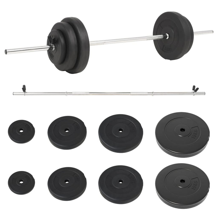 Set halteră cu discuri de greutăți, 60 kg - WALTI WALTI