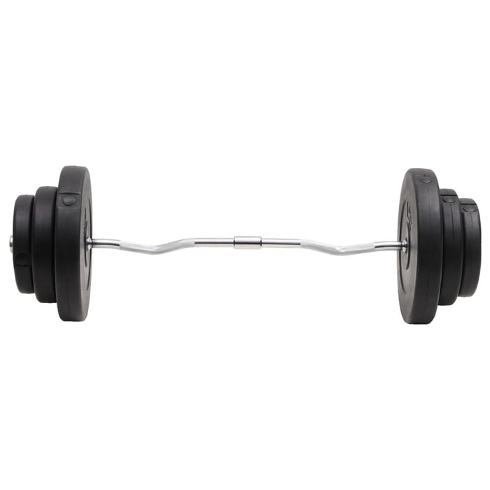 Set halteră ondulată cu greutăți, 60 kg - WALTI WALTI