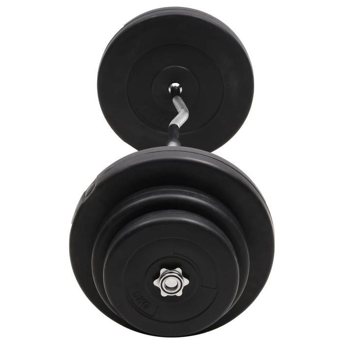 Set halteră ondulată cu greutăți, 60 kg - WALTI WALTI