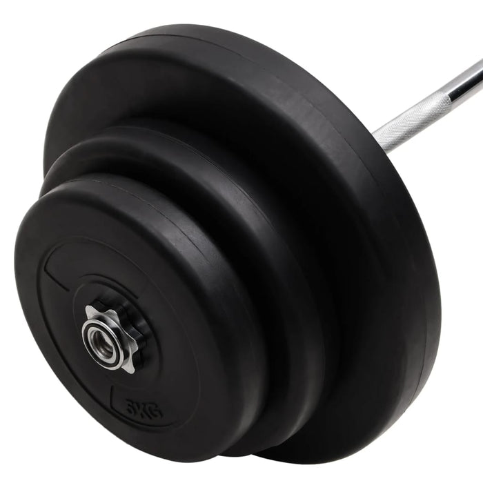 Set halteră ondulată cu greutăți, 60 kg - WALTI WALTI