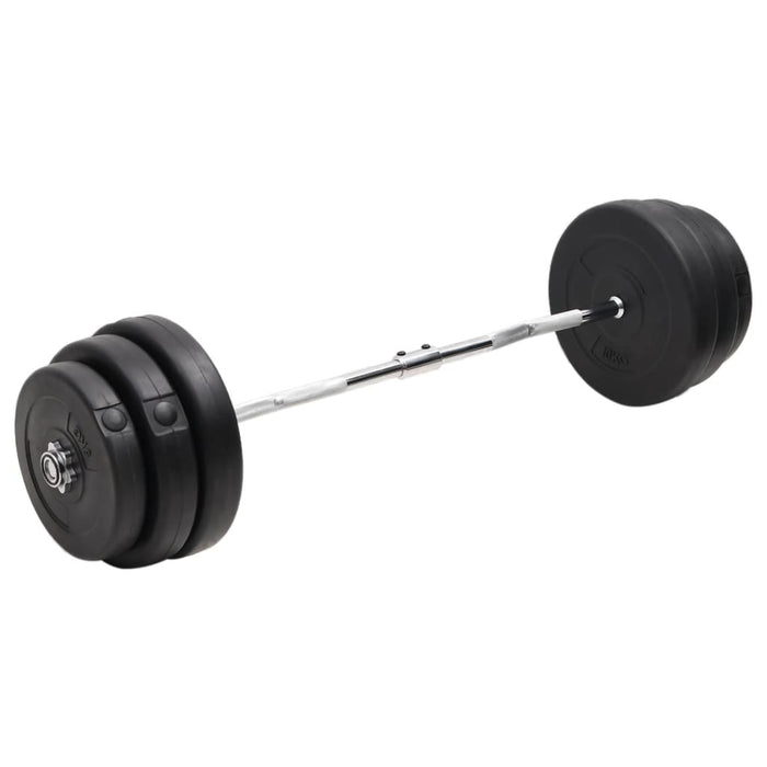 Set halteră ondulată cu greutăți, 90 kg - WALTI WALTI