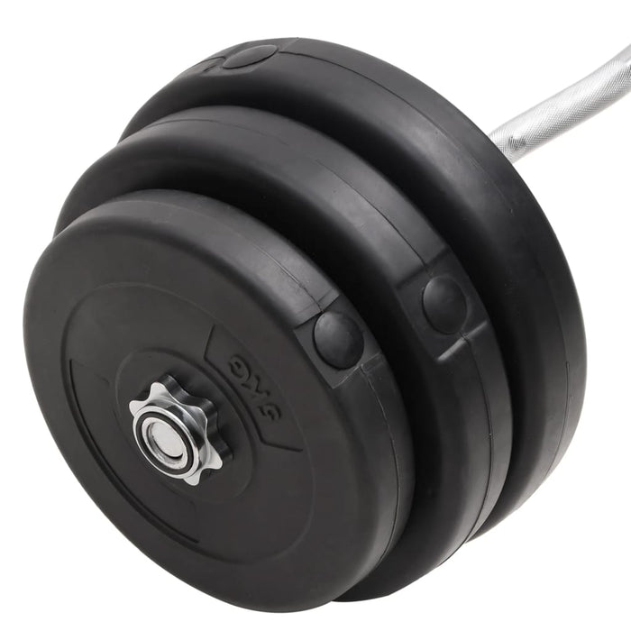 Set halteră ondulată cu greutăți, 90 kg - WALTI WALTI