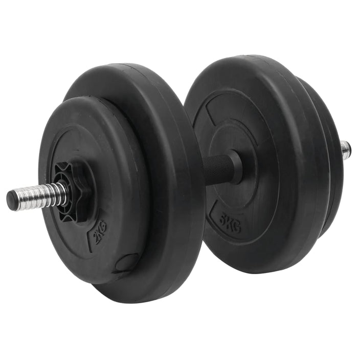 Halteră curbată și ganteră cu discuri de greutate, 60 kg - WALTI WALTI