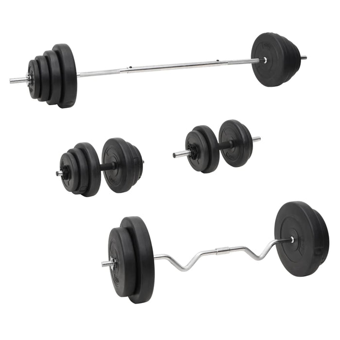 Set de halteră și gantere cu plăci de greutate, 120 kg - WALTI WALTI