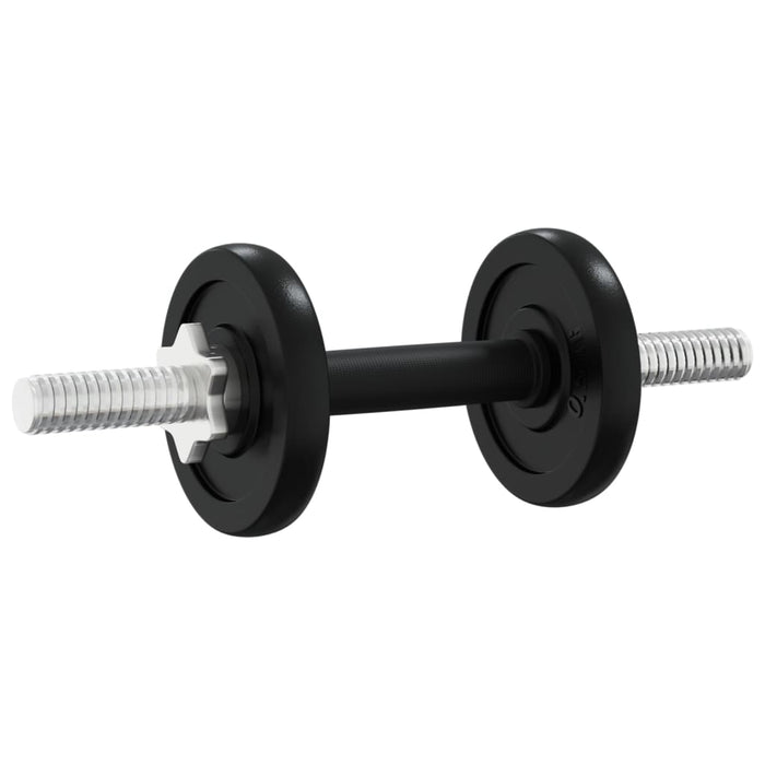 Haltă și gantere cu plăci de greutate, 90 kg, fontă WALTI