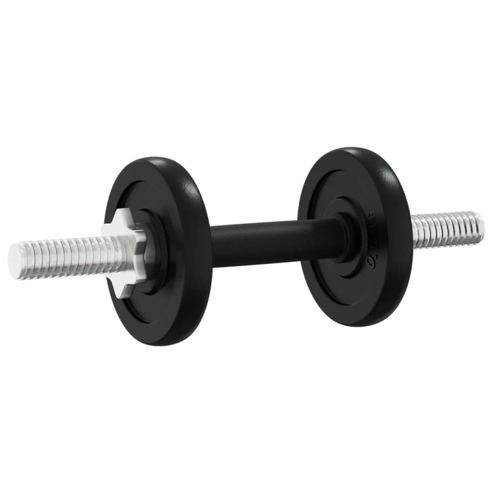 Haltă și gantere cu plăci de greutate, 120 kg, fontă WALTI