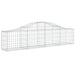 Coșuri gabion arcuite 3 buc, 200x30x40/60 cm, fier galvanizat - WALTI WALTI