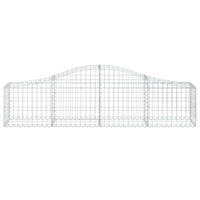 Coșuri gabion arcuite 3 buc, 200x30x40/60 cm, fier galvanizat - WALTI WALTI