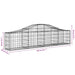 Coșuri gabion arcuite 3 buc, 200x30x40/60 cm, fier galvanizat - WALTI WALTI