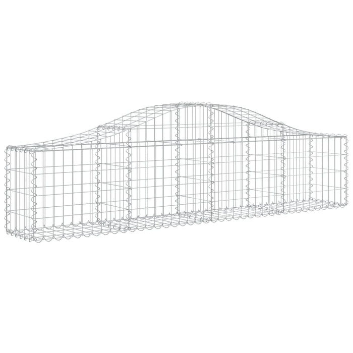 Coșuri gabion arcuite 7 buc, 200x30x40/60 cm, fier galvanizat - WALTI WALTI