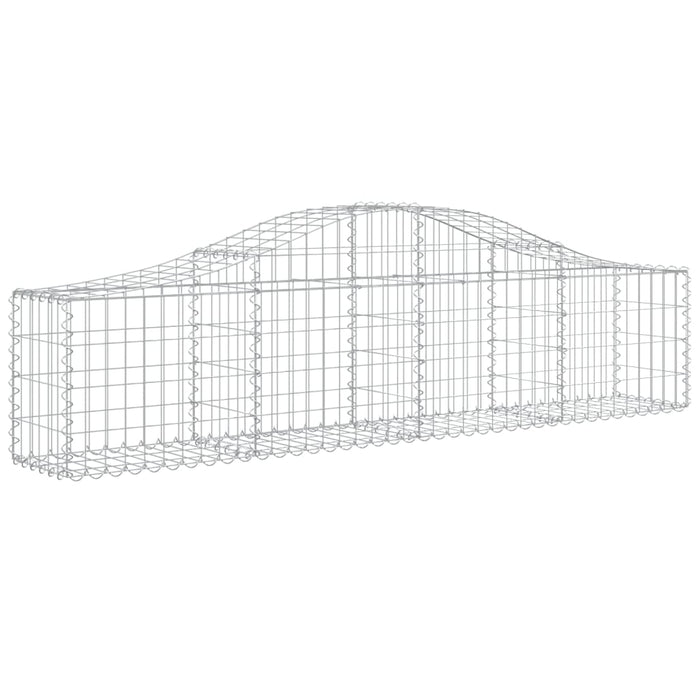 Coșuri gabion arcuite 9 buc, 200x30x40/60 cm, fier galvanizat - WALTI WALTI