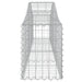 Coșuri gabion arcuite 9 buc, 200x30x40/60 cm, fier galvanizat - WALTI WALTI
