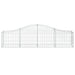 Coșuri gabion arcuite 10 buc, 200x30x40/60 cm, fier galvanizat - WALTI WALTI