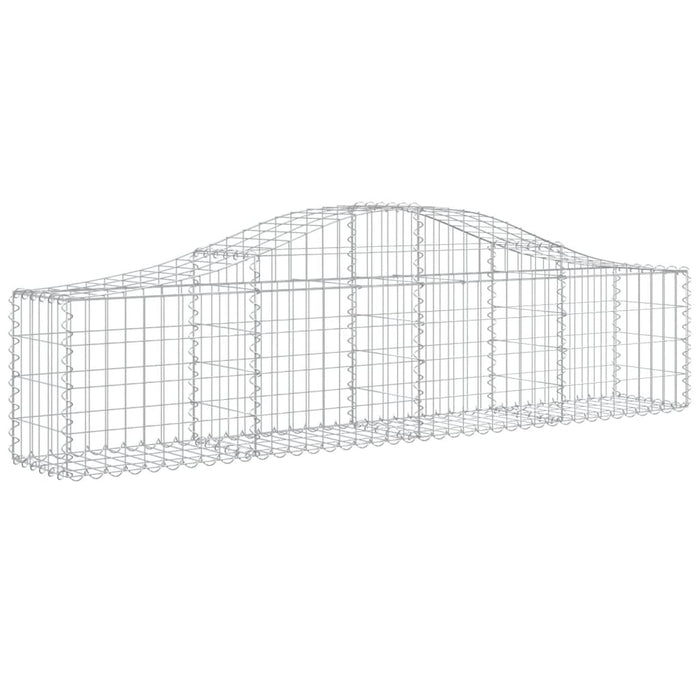 Coșuri gabion arcuite 11 buc, 200x30x40/60 cm, fier galvanizat - WALTI WALTI