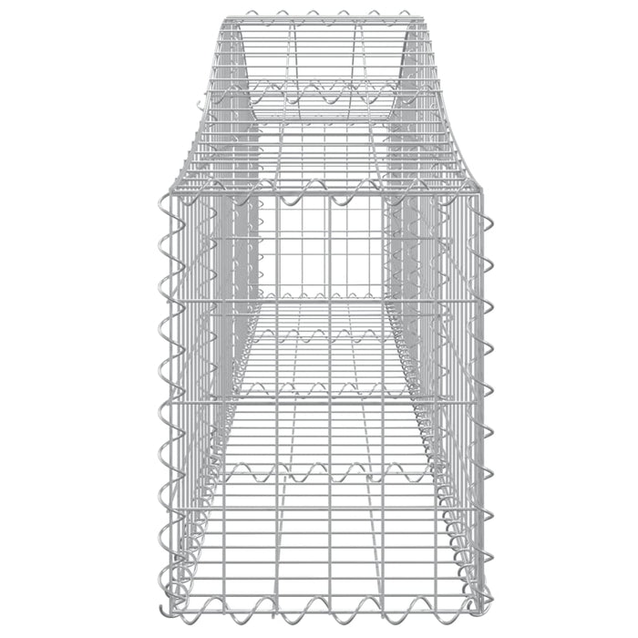 Coșuri gabion arcuite 12 buc, 200x30x40/60 cm, fier galvanizat - WALTI WALTI