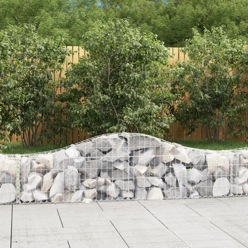 Coșuri gabion arcuite 12 buc, 200x30x40/60 cm, fier galvanizat - WALTI WALTI