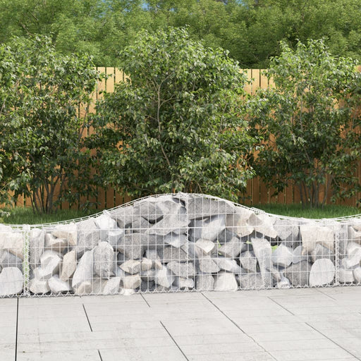 Coșuri gabion arcuite 15 buc, 200x30x40/60 cm, fier galvanizat - WALTI WALTI
