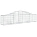 Coșuri gabion arcuite 18 buc, 200x30x40/60 cm, fier galvanizat - WALTI WALTI