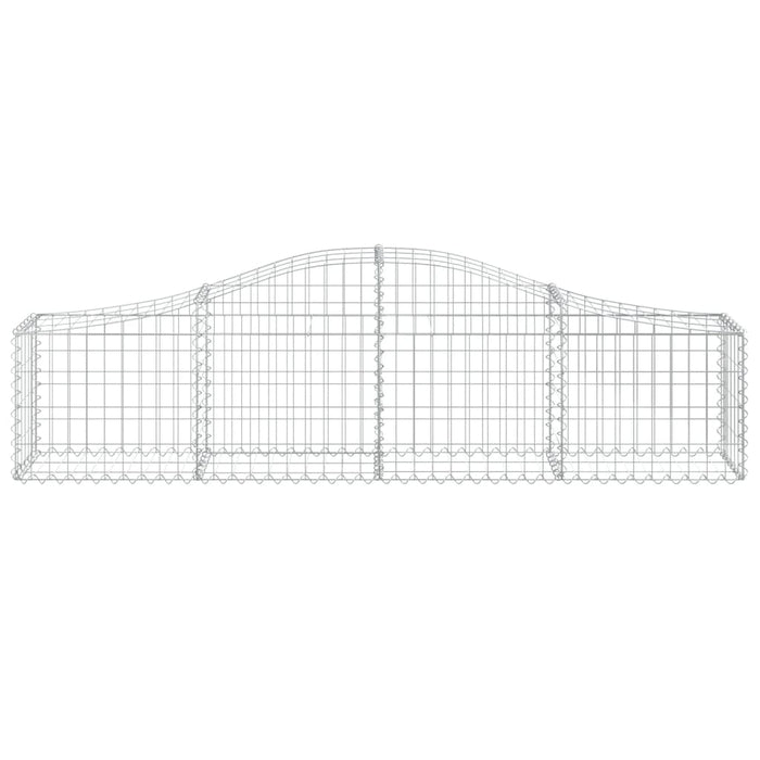 Coșuri gabion arcuite 18 buc, 200x30x40/60 cm, fier galvanizat - WALTI WALTI