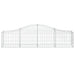 Coșuri gabion arcuite 18 buc, 200x30x40/60 cm, fier galvanizat - WALTI WALTI