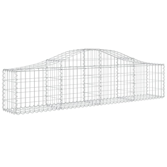 Coșuri gabion arcuite 25 buc, 200x30x40/60 cm, fier galvanizat WALTI