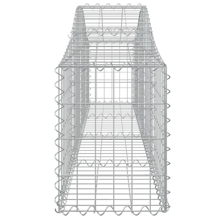 Coșuri gabion arcuite 25 buc, 200x30x40/60 cm, fier galvanizat WALTI