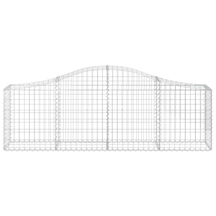 Coșuri gabion arcuite 2 buc, 200x30x60/80 cm, fier galvanizat - WALTI WALTI
