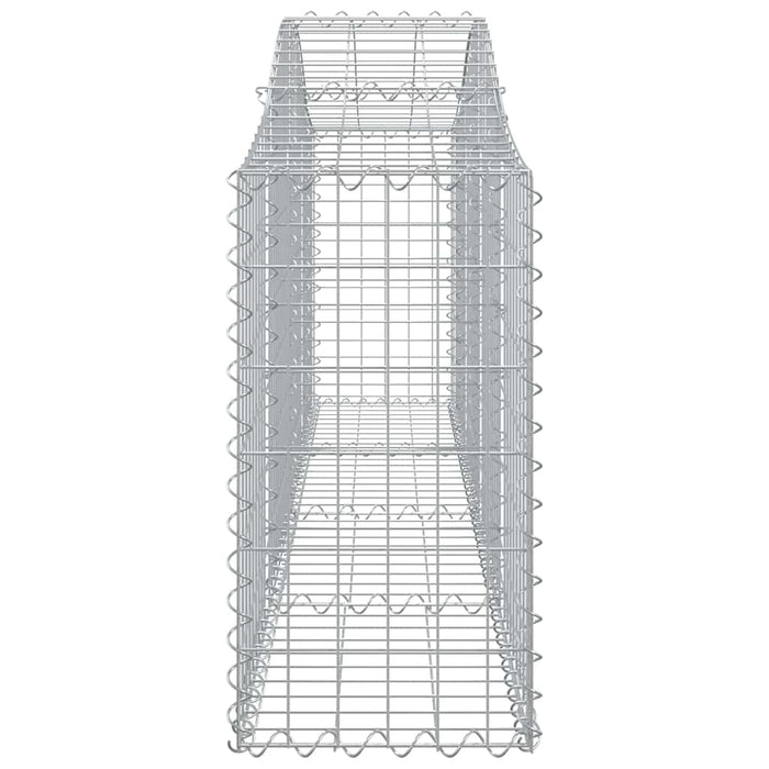 Coșuri gabion arcuite 2 buc, 200x30x60/80 cm, fier galvanizat - WALTI WALTI