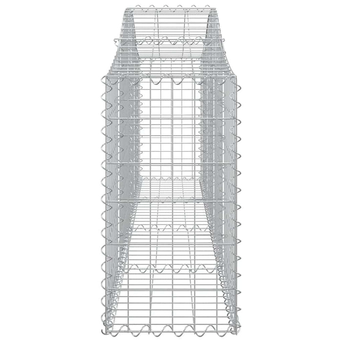 Coșuri gabion arcuite 3 buc, 200x30x60/80 cm, fier galvanizat - WALTI WALTI