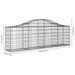 Coșuri gabion arcuite 3 buc, 200x30x60/80 cm, fier galvanizat - WALTI WALTI