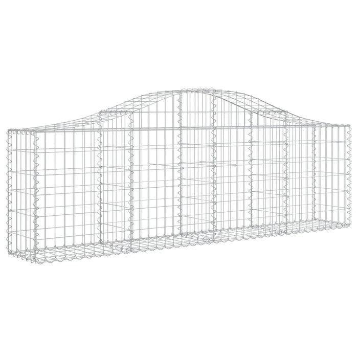 Coșuri gabion arcuite 5 buc, 200x30x60/80 cm, fier galvanizat - WALTI WALTI