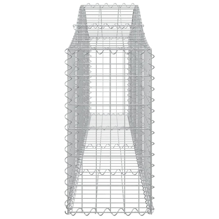 Coșuri gabion arcuite 8 buc, 200x30x60/80 cm, fier galvanizat - WALTI WALTI