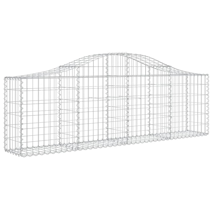 Coșuri gabion arcuite 10 buc, 200x30x60/80 cm, fier galvanizat - WALTI WALTI