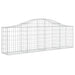 Coșuri gabion arcuite 10 buc, 200x30x60/80 cm, fier galvanizat - WALTI WALTI