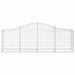 Coșuri gabion arcuite 10 buc, 200x30x60/80 cm, fier galvanizat - WALTI WALTI