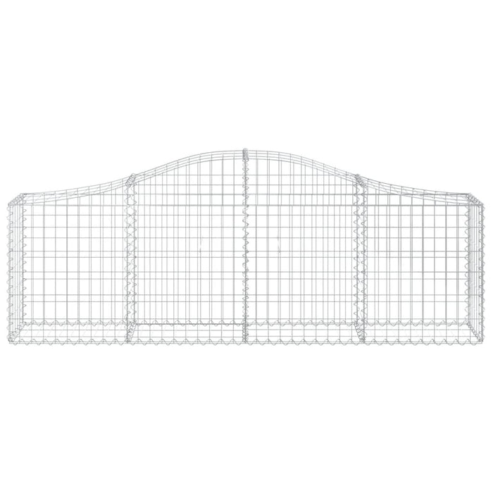 Coșuri gabion arcuite 11 buc, 200x30x60/80 cm, fier galvanizat - WALTI WALTI