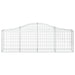 Coșuri gabion arcuite 11 buc, 200x30x60/80 cm, fier galvanizat - WALTI WALTI