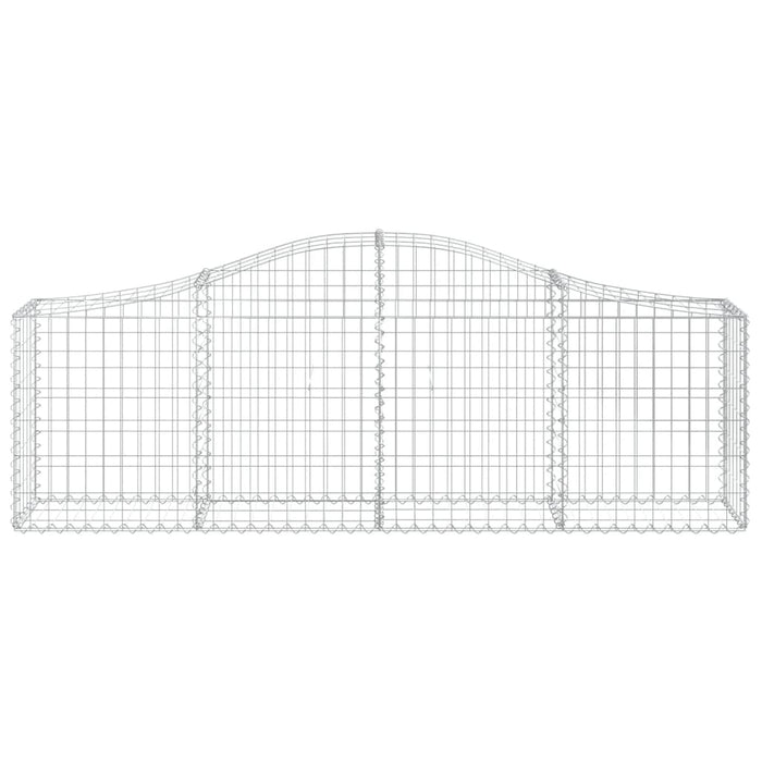 Coșuri gabion arcuite 13 buc, 200x30x60/80 cm, fier galvanizat - WALTI WALTI
