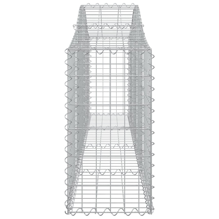 Coșuri gabion arcuite 15 buc, 200x30x60/80 cm, fier galvanizat - WALTI WALTI