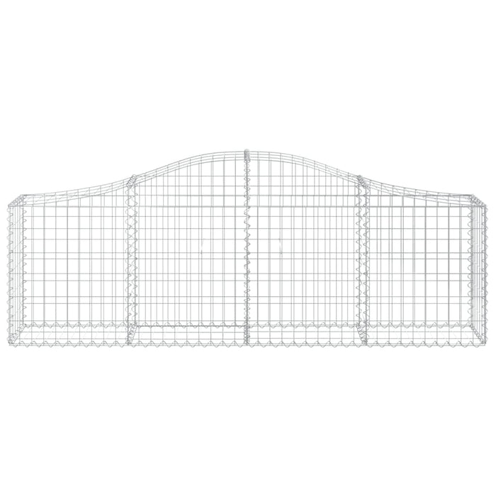 Coșuri gabion arcuite 18 buc, 200x30x60/80 cm, fier galvanizat - WALTI WALTI