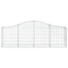 Coșuri gabion arcuite 18 buc, 200x30x60/80 cm, fier galvanizat - WALTI WALTI