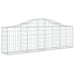 Coșuri gabion arcuite 20 buc, 200x30x60/80 cm, fier galvanizat - WALTI WALTI