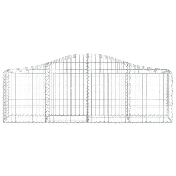 Coșuri gabion arcuite 20 buc, 200x30x60/80 cm, fier galvanizat - WALTI WALTI