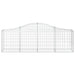 Coșuri gabion arcuite 20 buc, 200x30x60/80 cm, fier galvanizat - WALTI WALTI