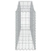 Coșuri gabion arcuite 20 buc, 200x30x60/80 cm, fier galvanizat - WALTI WALTI