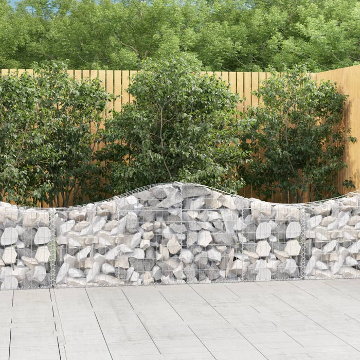 Coșuri gabion arcuite 20 buc, 200x30x60/80 cm, fier galvanizat - WALTI WALTI