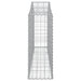 Coșuri gabion arcuite 3 buc, 200x30x80/100cm, fier galvanizat - WALTI WALTI