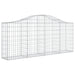 Coșuri gabion arcuite 6 buc, 200x30x80/100cm, fier galvanizat - WALTI WALTI